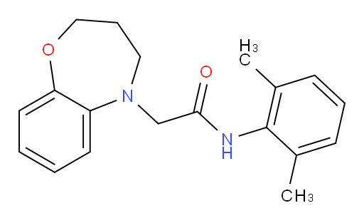 2-(3,4-dihydrobenzo[b][1,4]oxazepin-5(2H)-yl)-N-(2,6-dimethylphenyl)acetamide