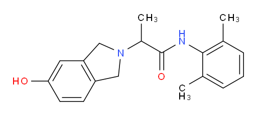 N-(2,6-dimethylphenyl)-2-(5-hydroxyisoindolin-2-yl)propanamide