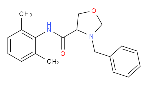 3-benzyl-N-(2,6-dimethylphenyl)oxazolidine-4-carboxamide