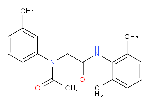 N-(2,6-dimethylphenyl)-2-(N-(m-tolyl)acetamido)acetamide