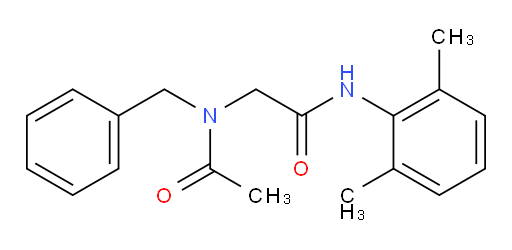 N-benzyl-N-(2-((2,6-dimethylphenyl)amino)-2-oxoethyl)acetamide