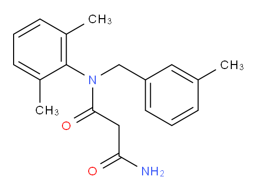 N1-(2,6-dimethylphenyl)-N1-(3-methylbenzyl)malonamide