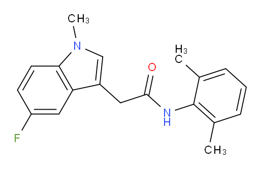 N-(2,6-dimethylphenyl)-2-(5-fluoro-1-methyl-1H-indol-3-yl)acetamide