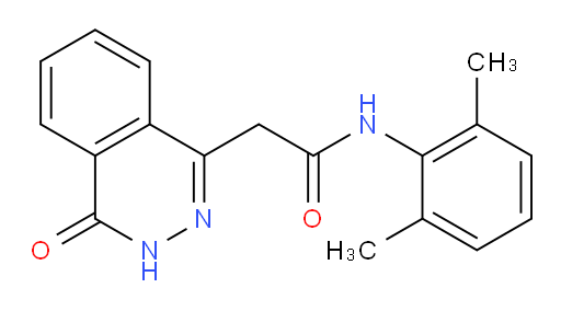 N-(2,6-dimethylphenyl)-2-(4-oxo-3,4-dihydrophthalazin-1-yl)acetamide