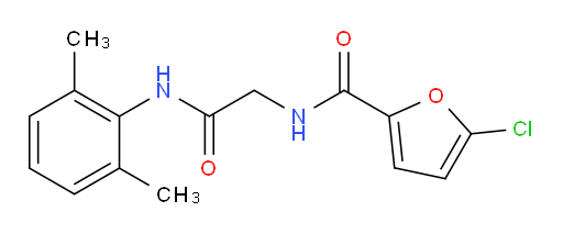 5-chloro-N-(2-((2,6-dimethylphenyl)amino)-2-oxoethyl)furan-2-carboxamide