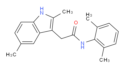 2-(2,5-dimethyl-1H-indol-3-yl)-N-(2,6-dimethylphenyl)acetamide