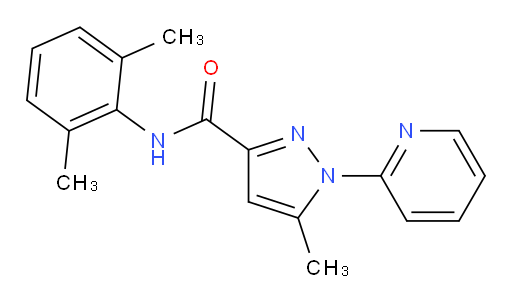 N-(2,6-dimethylphenyl)-5-methyl-1-(pyridin-2-yl)-1H-pyrazole-3-carboxamide