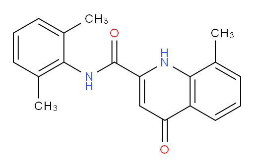 N-(2,6-dimethylphenyl)-8-methyl-4-oxo-1,4-dihydroquinoline-2-carboxamide