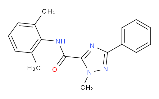 N-(2,6-dimethylphenyl)-1-methyl-3-phenyl-1H-1,2,4-triazole-5-carboxamide