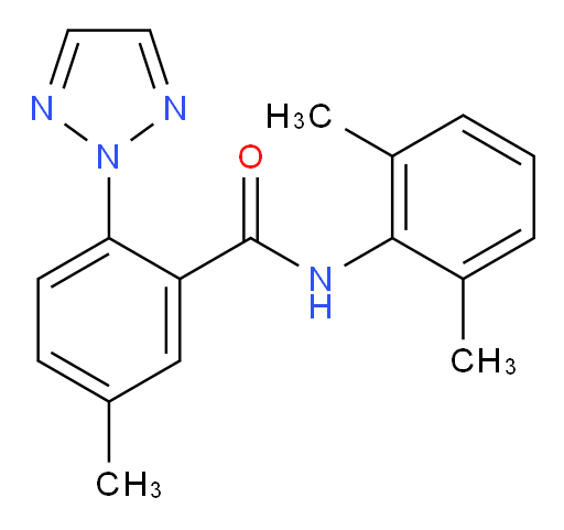 N-(2,6-dimethylphenyl)-5-methyl-2-(2H-1,2,3-triazol-2-yl)benzamide