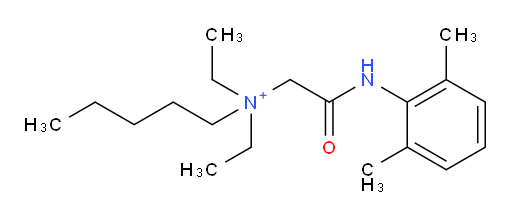 N-(2-((2,6-dimethylphenyl)amino)-2-oxoethyl)-N,N-diethylpentan-1-aminium