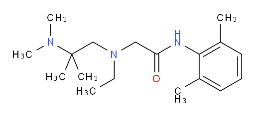 2-((2-(dimethylamino)-2-methylpropyl)(ethyl)amino)-N-(2,6-dimethylphenyl)acetamide