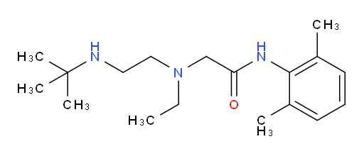 2-((2-(tert-butylamino)ethyl)(ethyl)amino)-N-(2,6-dimethylphenyl)acetamide