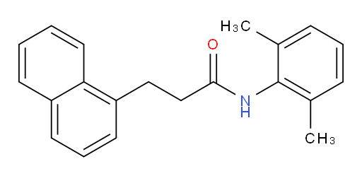 N-(2,6-dimethylphenyl)-3-(naphthalen-1-yl)propanamide