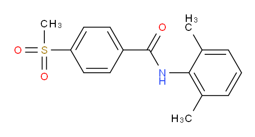 N-(2,6-dimethylphenyl)-4-(methylsulfonyl)benzamide
