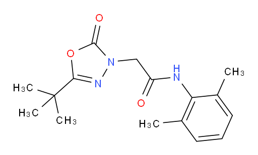 2-(5-(tert-butyl)-2-oxo-1,3,4-oxadiazol-3(2H)-yl)-N-(2,6-dimethylphenyl)acetamide