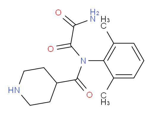 N1-(2,6-dimethylphenyl)-N1-(piperidine-4-carbonyl)oxalamide