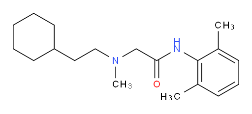 2-((2-cyclohexylethyl)(methyl)amino)-N-(2,6-dimethylphenyl)acetamide