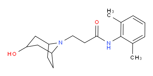 N-(2,6-dimethylphenyl)-3-(3-hydroxy-8-azabicyclo[3.2.1]octan-8-yl)propanamide