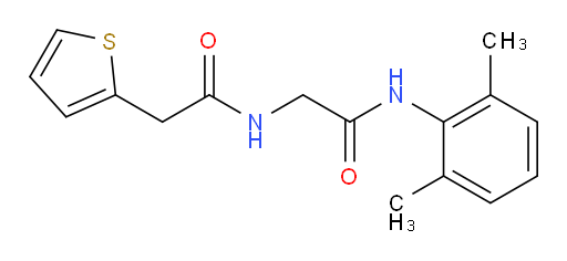 N-(2,6-dimethylphenyl)-2-(2-(thiophen-2-yl)acetamido)acetamide