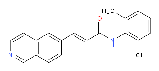 (E)-N-(2,6-dimethylphenyl)-3-(isoquinolin-6-yl)acrylamide