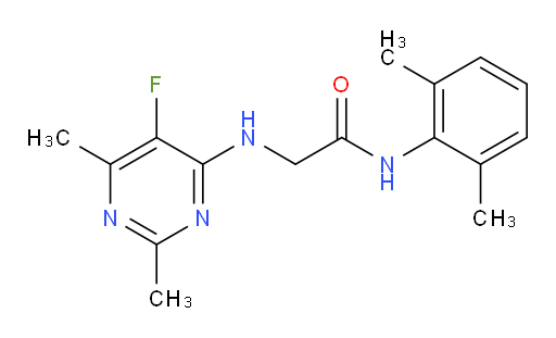 N-(2,6-dimethylphenyl)-2-((5-fluoro-2,6-dimethylpyrimidin-4-yl)amino)acetamide