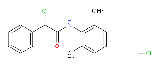 2-chloro-N-(2,6-dimethylphenyl)-2-phenylacetamide hydrochloride