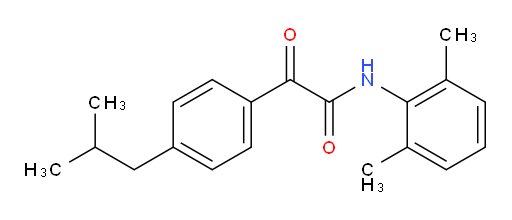 N-(2,6-dimethylphenyl)-2-(4-isobutylphenyl)-2-oxoacetamide