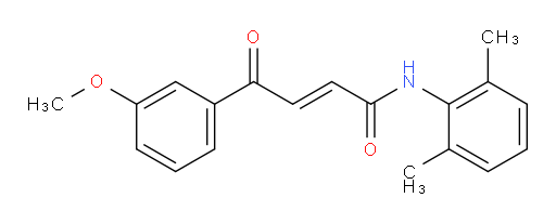 (E)-N-(2,6-dimethylphenyl)-4-(3-methoxyphenyl)-4-oxobut-2-enamide