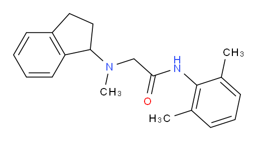2-((2,3-dihydro-1H-inden-1-yl)(methyl)amino)-N-(2,6-dimethylphenyl)acetamide