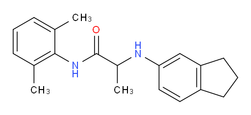 2-((2,3-dihydro-1H-inden-5-yl)amino)-N-(2,6-dimethylphenyl)propanamide