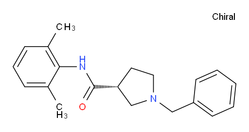 (R)-1-benzyl-N-(2,6-dimethylphenyl)pyrrolidine-3-carboxamide