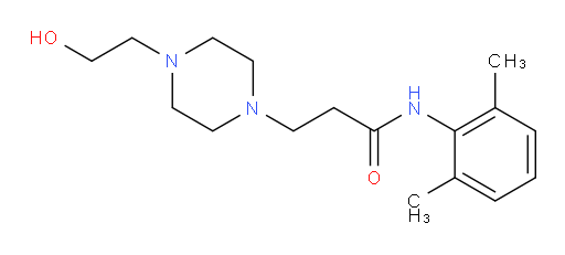 N-(2,6-dimethylphenyl)-3-(4-(2-hydroxyethyl)piperazin-1-yl)propanamide