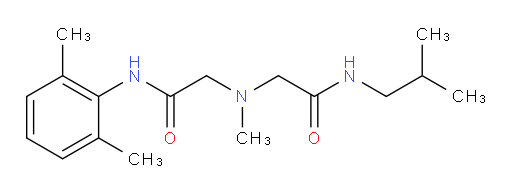 N-(2,6-dimethylphenyl)-2-((2-(isobutylamino)-2-oxoethyl)(methyl)amino)acetamide