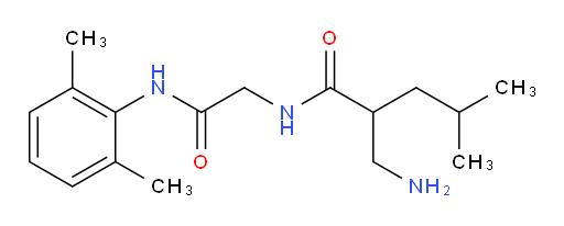 2-(aminomethyl)-N-(2-((2,6-dimethylphenyl)amino)-2-oxoethyl)-4-methylpentanamide