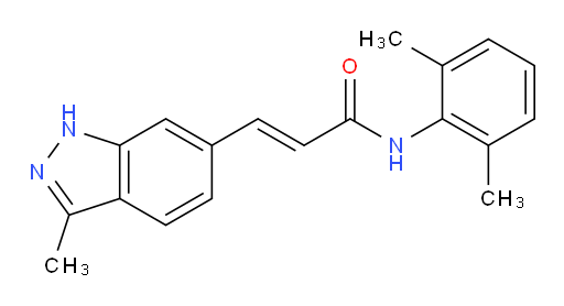 (E)-N-(2,6-dimethylphenyl)-3-(3-methyl-1H-indazol-6-yl)acrylamide