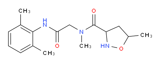 N-(2-((2,6-dimethylphenyl)amino)-2-oxoethyl)-N,5-dimethylisoxazolidine-3-carboxamide