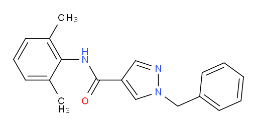 1-benzyl-N-(2,6-dimethylphenyl)-1H-pyrazole-4-carboxamide