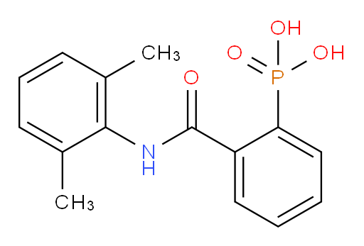 (2-((2,6-dimethylphenyl)carbamoyl)phenyl)phosphonic acid