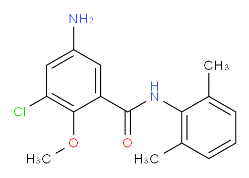 5-amino-3-chloro-N-(2,6-dimethylphenyl)-2-methoxybenzamide