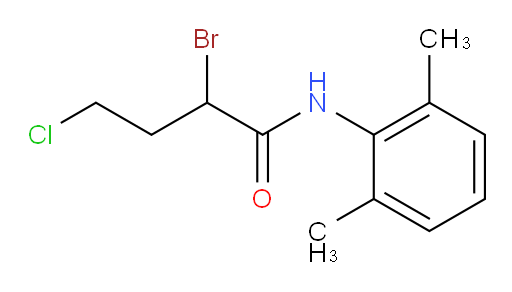 2-bromo-4-chloro-N-(2,6-dimethylphenyl)butanamide