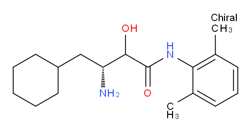 (3R)-3-amino-4-cyclohexyl-N-(2,6-dimethylphenyl)-2-hydroxybutanamide