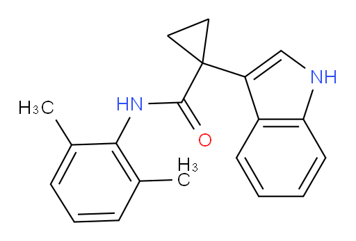 N-(2,6-dimethylphenyl)-1-(1H-indol-3-yl)cyclopropanecarboxamide
