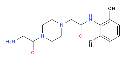 2-(4-(2-aminoacetyl)piperazin-1-yl)-N-(2,6-dimethylphenyl)acetamide