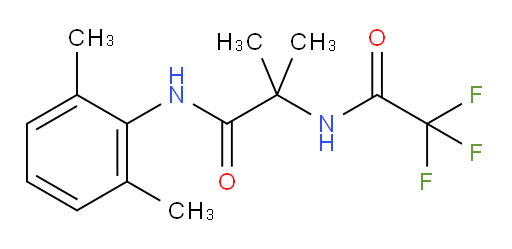 N-(2,6-dimethylphenyl)-2-methyl-2-(2,2,2-trifluoroacetamido)propanamide