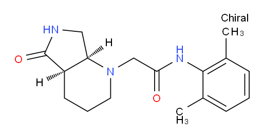 N-(2,6-dimethylphenyl)-2-((4aR,7aS)-5-oxooctahydro-1H-pyrrolo[3,4-b]pyridin-1-yl)acetamide