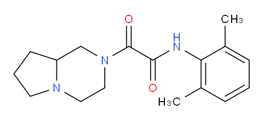 N-(2,6-dimethylphenyl)-2-(hexahydropyrrolo[1,2-a]pyrazin-2(1H)-yl)-2-oxoacetamide