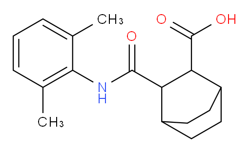 3-((2,6-dimethylphenyl)carbamoyl)bicyclo[2.2.2]octane-2-carboxylic acid