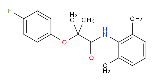 N-(2,6-dimethylphenyl)-2-(4-fluorophenoxy)-2-methylpropanamide