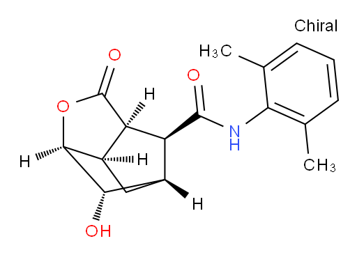 (3R,3aR,5S,6S,6aS,7S)-N-(2,6-dimethylphenyl)-6-hydroxy-2-oxohexahydro-2H-3,5-methanocyclopenta[b]furan-7-carboxamide